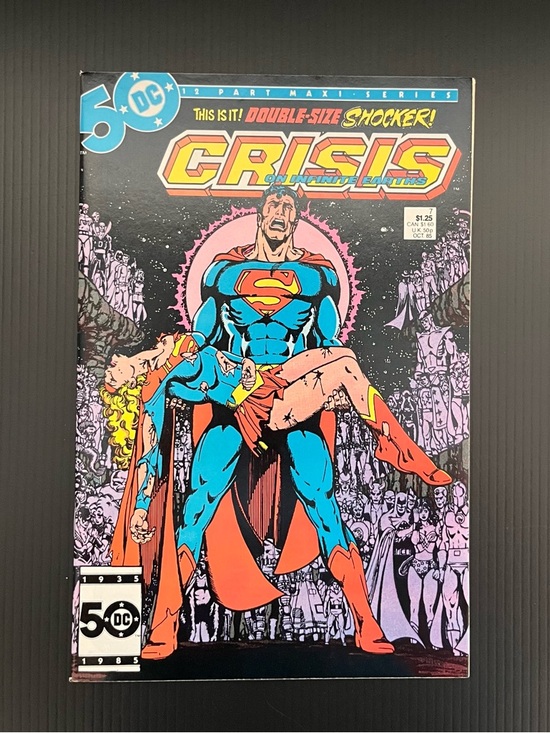 DC Comics Other - 🔑 Crisis on Infinite Earths 1985 #7 DC Comics DEATH OF SUPERGIRL - Bronze Age 🔑